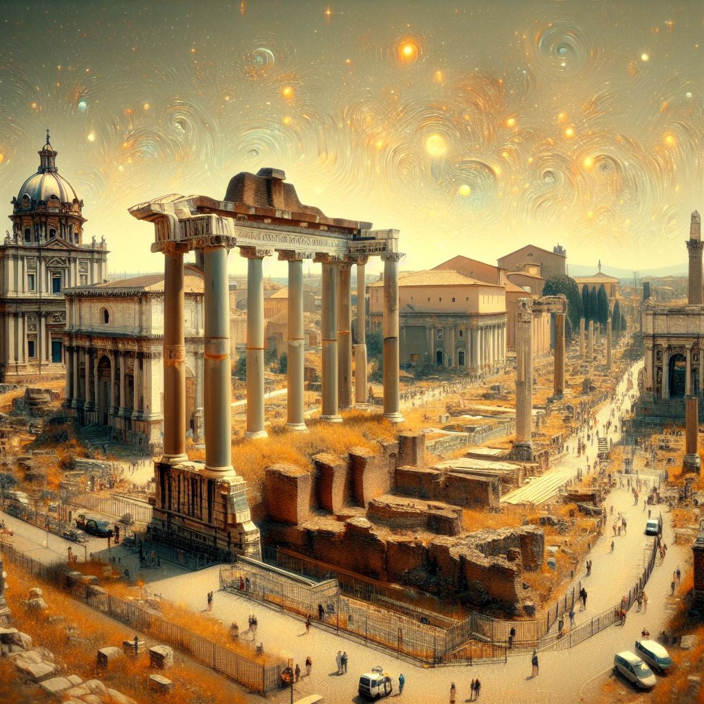 Forum Romanum im Fantasy style
