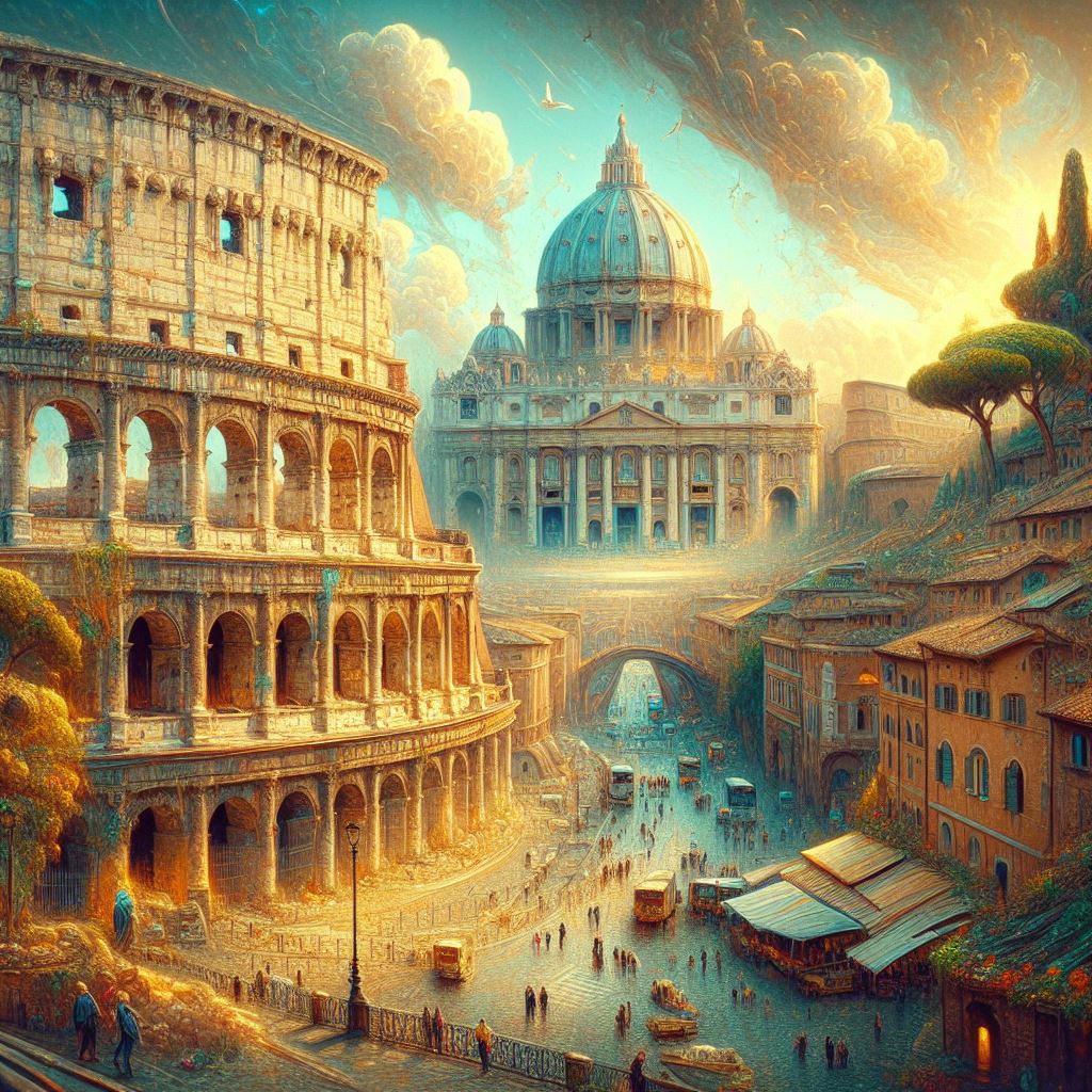 Bild von Rom Fantasy Style