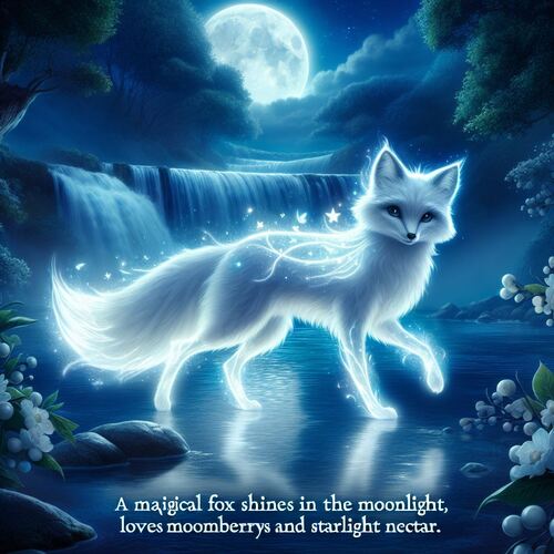 glimmerfox at night