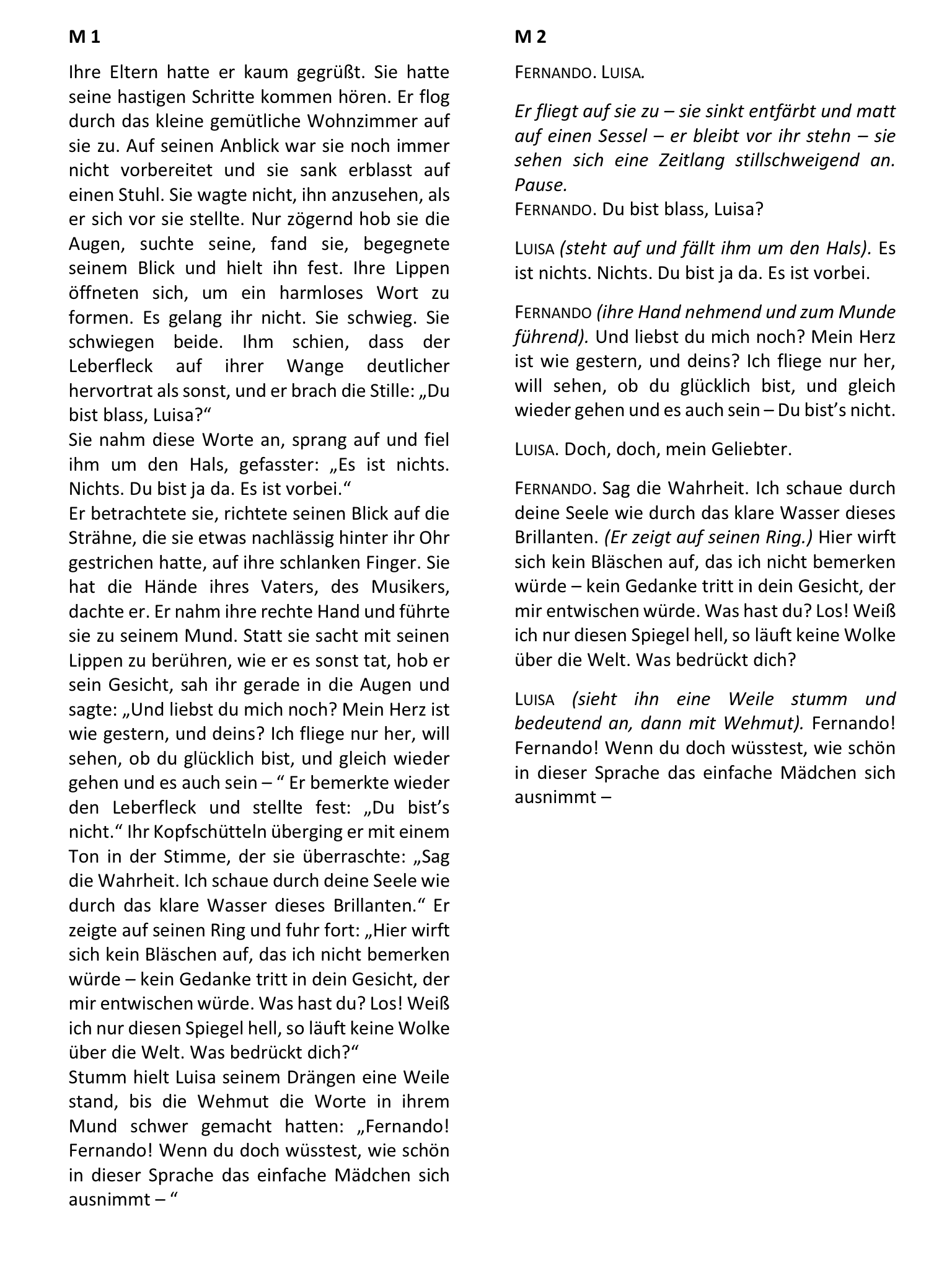 Textsortenvergleich