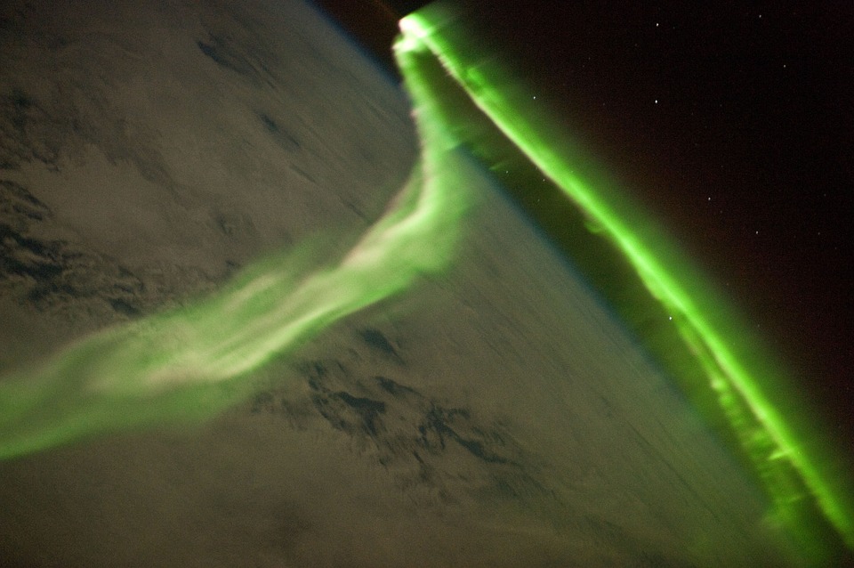 Polarlichter Weltraum 