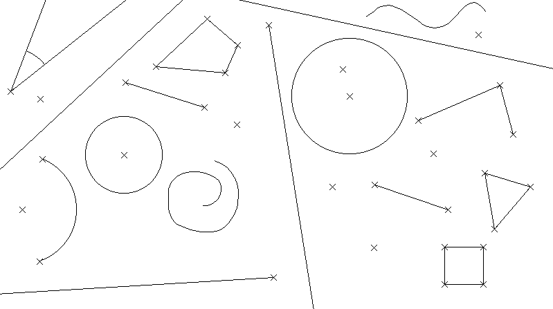 Geometrische Objekte mit Punkten