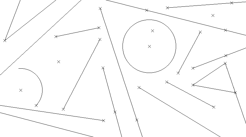 Geometrische Objekte mit Geraden
