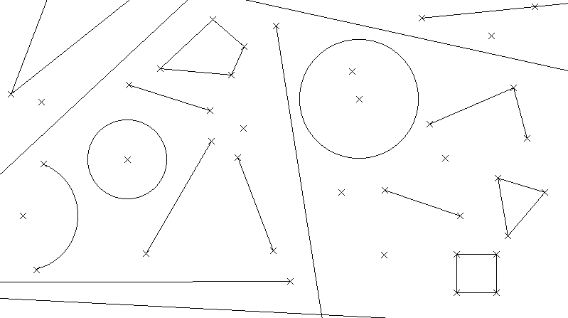 Geometrische Objekte mit Strecken